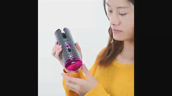USB Rechargeable Auto Ceramic Curling Iron Waver Hair Curler LED Display Curling roller Wave Automat