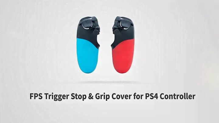 Honcam FPS Adjustable Trigger Stop & Grip Cover for PS4 Controller