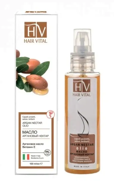 Масло аргановый нектар Hair vital, 100 мл