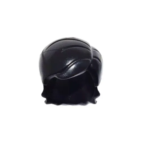 LEGO Minifig, Hair Mid Length with Side Part George Harrison Black-0