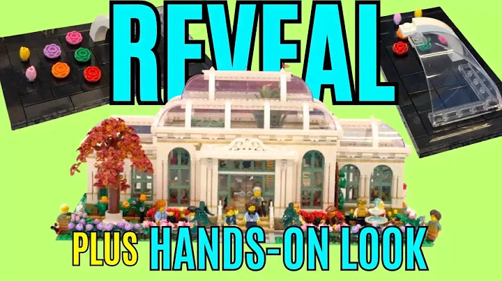 Hands On with the NEW LEGO Botanical Garden: OFFICIAL REVEAL!