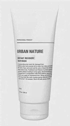 URBAN NATURE, INSTANT RECOVERY HAIR MASK, маска для волос "Мгновенное восстановление", 200мл