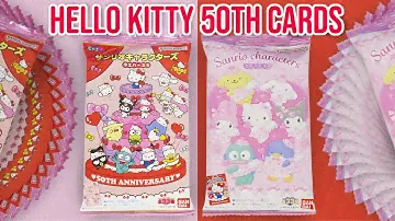 HELLO KITTY 50TH! 40 Sanrio Wafer Card Blind Bags!
