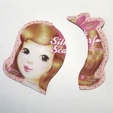 Восстанавливающая маска шапочка для волос ETUDE HOUSE Silk Scarf Double Care Hair Mask, 5+15мл