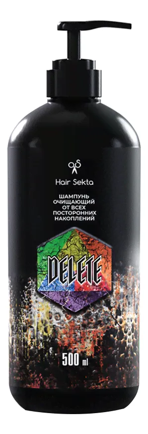 Шампунь очищающий от всех посторонних накоплений DELETE 500 мл от Hair Sekta