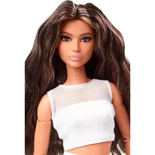 Barbie Brunette Wavy Hair GTD89 кукла