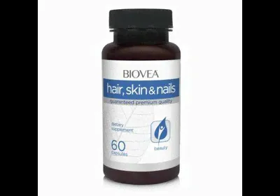 Витамины для волос, кожи, ногтей Hair, skin & nails 60 капс, BIOVEA-0