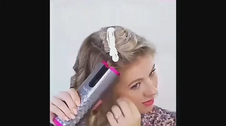 Hair Curler Automatic Wireless Curling Iron LCD Display Screen Usb Recharge Ceramic Curl Style Tools
