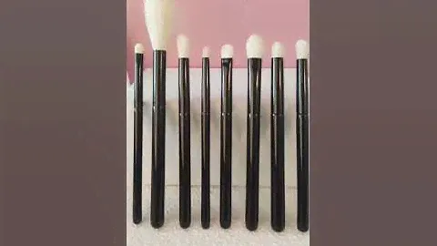OVW 9 Pcs. Eye Shadow Makeup Set Pure Goat Hair Eyeshadow Blending Shader Brushes #shopee
