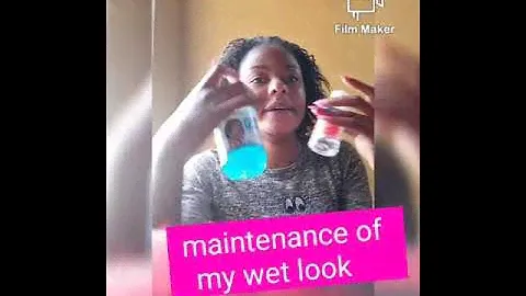 Wet look mantenance