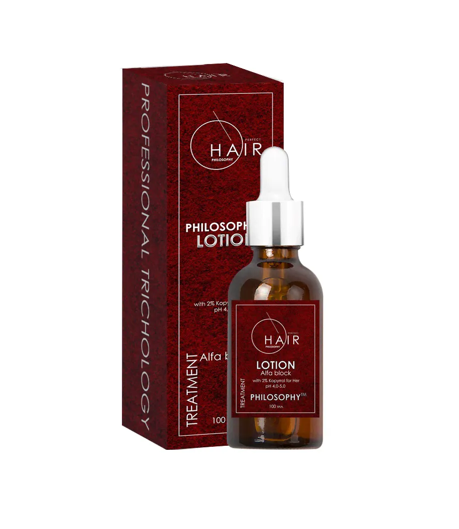Укрепляющий лосьон для волос Philosophy Perfect Hair Alfa Block Lotion With 2% Kopyrrol
