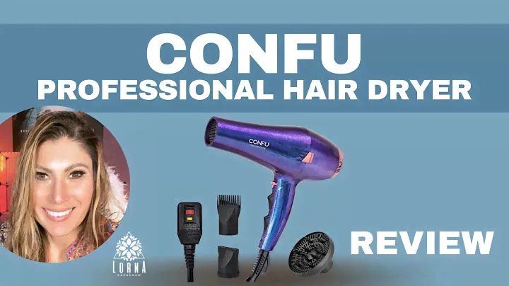 CONFU Professional Hair Dryer, Compact Blow dryer, Negative ionic Hair Dryer With Diffuser REVIEW