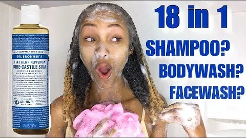 Dr. Bronners 18 in 1 PURE CASTILE Soap | A Shampoo, Bodywash, Facewash and More?