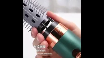 1200w Hair Dryer Hot Air Brush 3 IN 1 Hair Curler Straightener Comb Curls One Step Hair Styling Tool