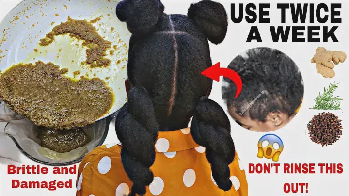 Don't Rinse This out!Use twice a week|Your Hair Will Grow LikeCrazy wit Cloves Rosemary n Ginger Oil
