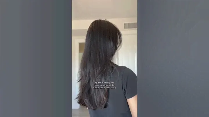 Trying the viral Chinese hair mask recipe (part 1) #xiaohongshu