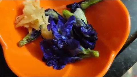 Health drink for beautiful skin hair and immunity booster//how to make Blue tea