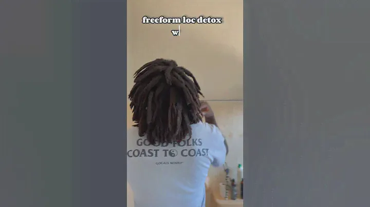 freeformlocs detox with ACV #dreadjourney #trending #locstyles