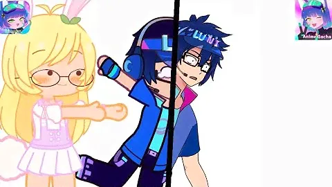 Luni wanted to try this anime version of (gachaclub) and 😧