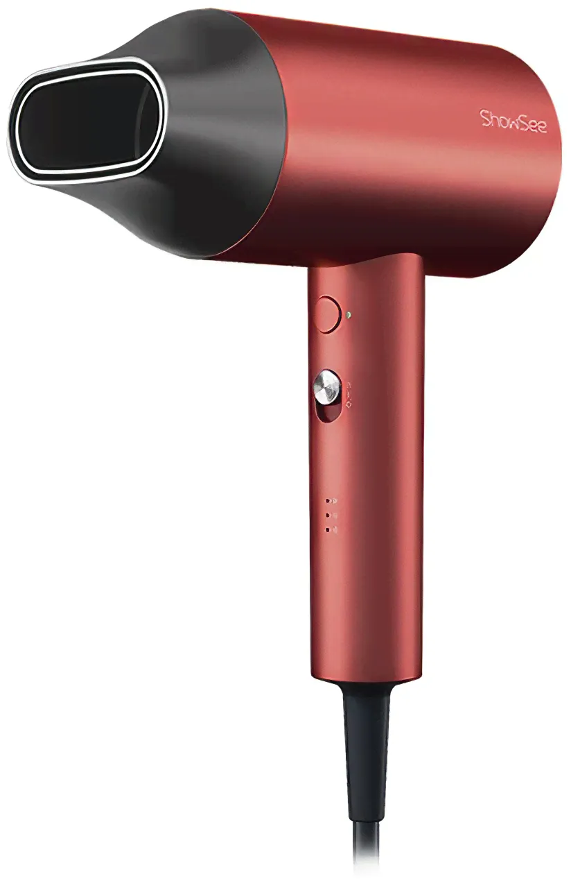 Фен для укладки волос Xiaomi ShowSee Hair Dryer (A5-R) Red-0
