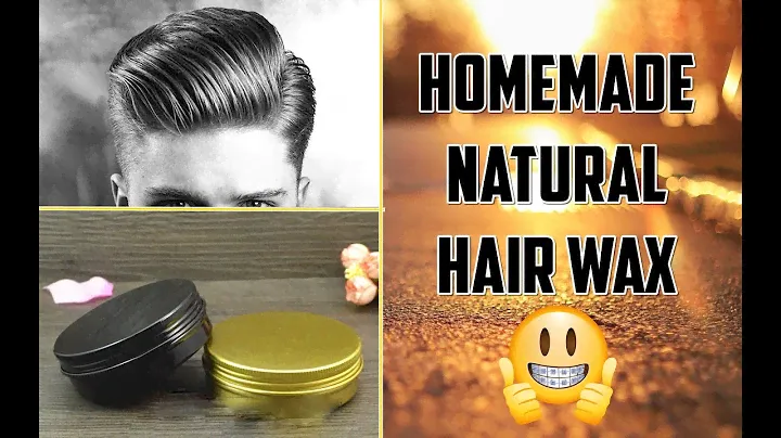 How to make Hair Wax at home in 5 mins | Natural Hair Wax | TheRealMenShow★