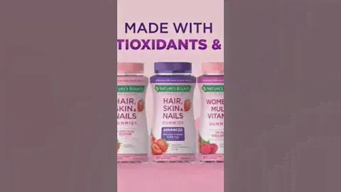 Nature's Bounty Hair, Skin & Nails, Argan-Infused Vitamin Supplement with Biotin & Hyaluronic Acid
