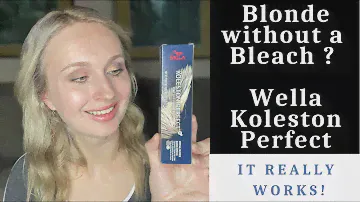 BLONDE WITHOUT A BLEACH | Wella Koleston Perfect Special Blonde | Best Blonde Hair Dye