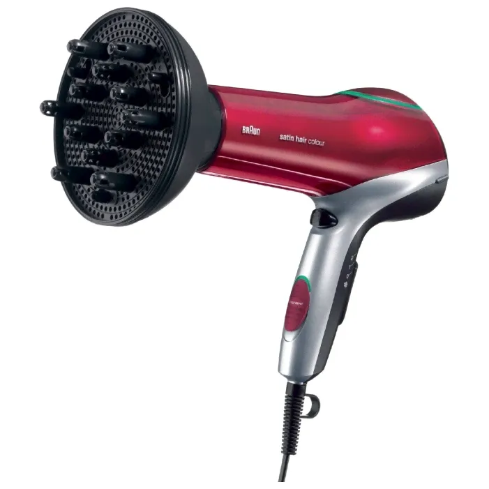 Фен Braun HD 770 Satin Hair 7, красный-0