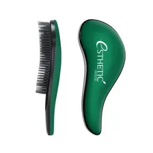 Esthetic House hair brush for easy comb green