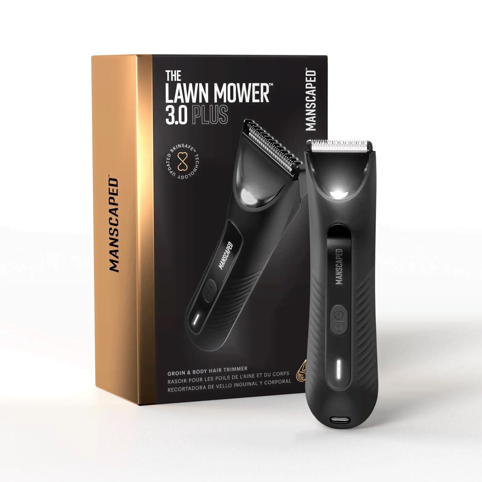 MANSCAPED The Lawn Mower 3.0 PLUS Groin Body Hair Trimmer SkinSafe Blade-0