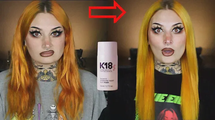 Trying K18 Miracle Hair Treatment!