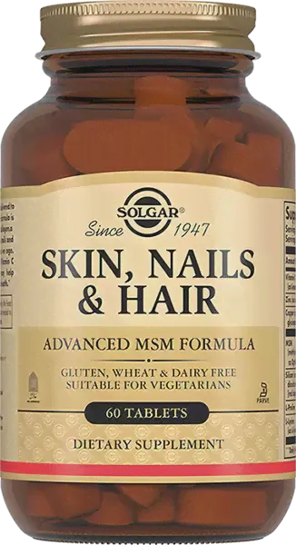 SOLGAR Skin, Nails & Hair, 60 таблеток-0