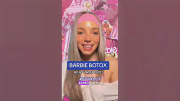 Как вам такая процедура? #barbie #margotrobbie #барби #botox #ботокс