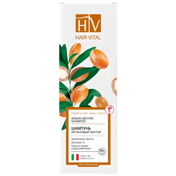 Шампунь Аргановый нектар Hair Vital 200 мл