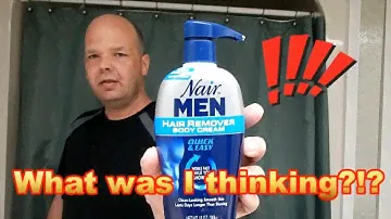 Nair For Men Experiment & Review