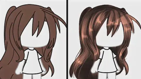 • [ туториал по обработке волос ] •|[2 стиля]|• ::gacha life:: • ::tutorial::💇‍♀️::