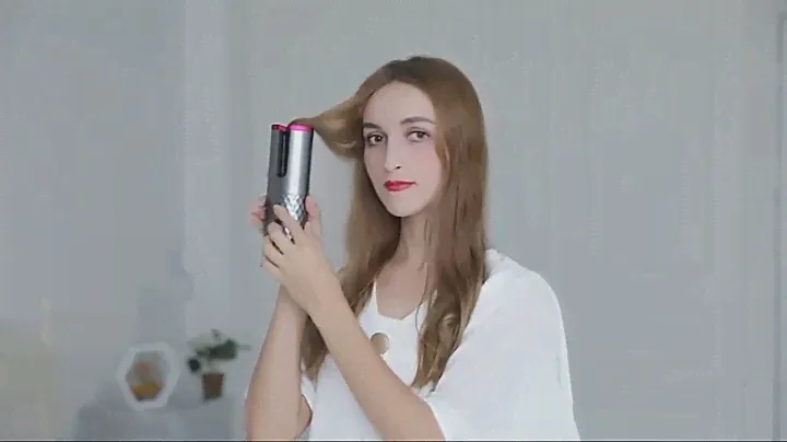 Wireless Automatic Hair Curling Iron Multifunctional USB Rechargeable Ceramic Hair Curler