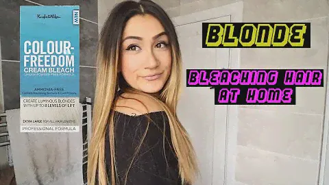 Отбеливание волос с помощью Color Freedom Cream Bleach - EEK !! | Обзор | Пробую 😋