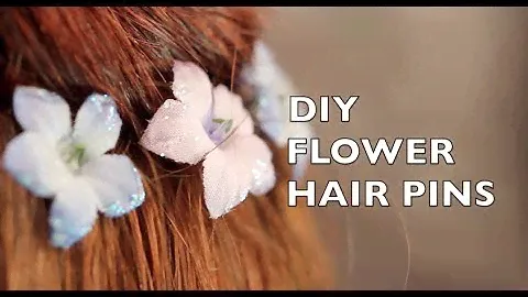 How To Make Flower Hair Pins