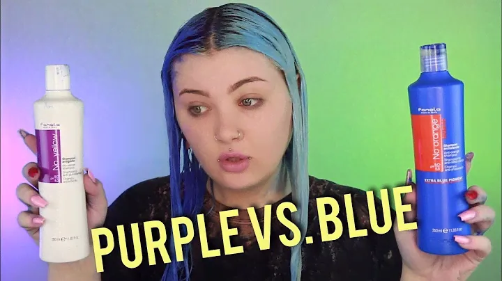 Blue vs. Purple Shampoo