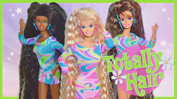 Unboxing 1992 Totally Hair Barbie Dolls! 😱 Birthday Surprise!