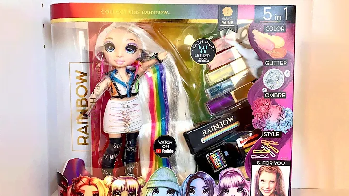 Unboxing Rainbow High Hair Studio Amaya Raine!