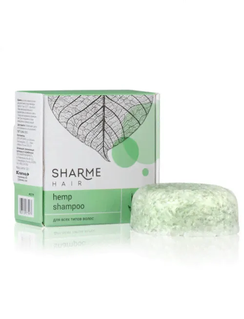Натуральный твердый шампунь Sharme Hair Hamp, 50 гр-0