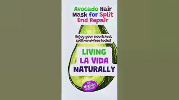 Say goodbye to dry split ends with this DIY avocado hair mask! 🥑✨