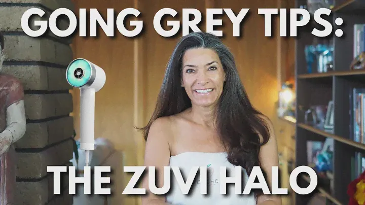 The Zuvi Halo Hair Dryer Review | Going Grey Styling Tips